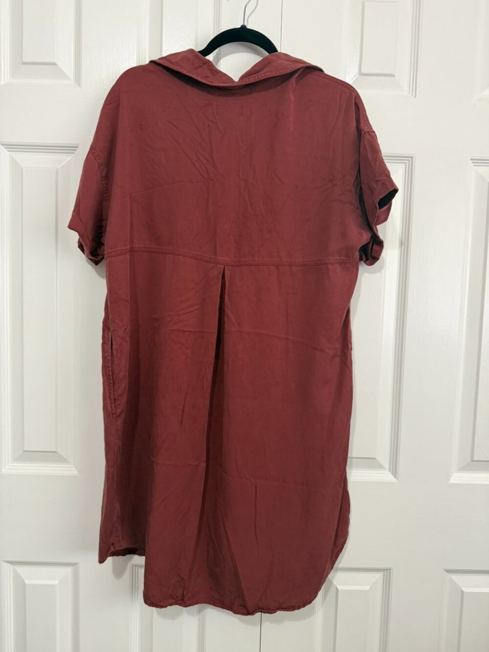 Casual Short-sleeve Utility Shirt Dress Size XL - Picture 6 of 7